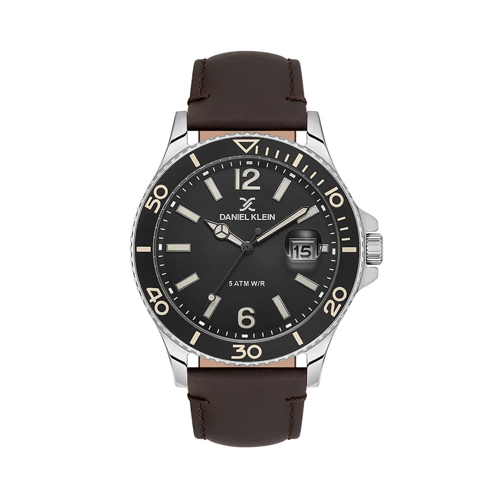 Daniel Klein Premium - Ceas Barbatesc Quartz Cafeniu DK.1.13905.5