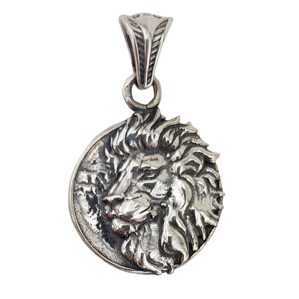 Pandantiv argint leu stilizat Lion