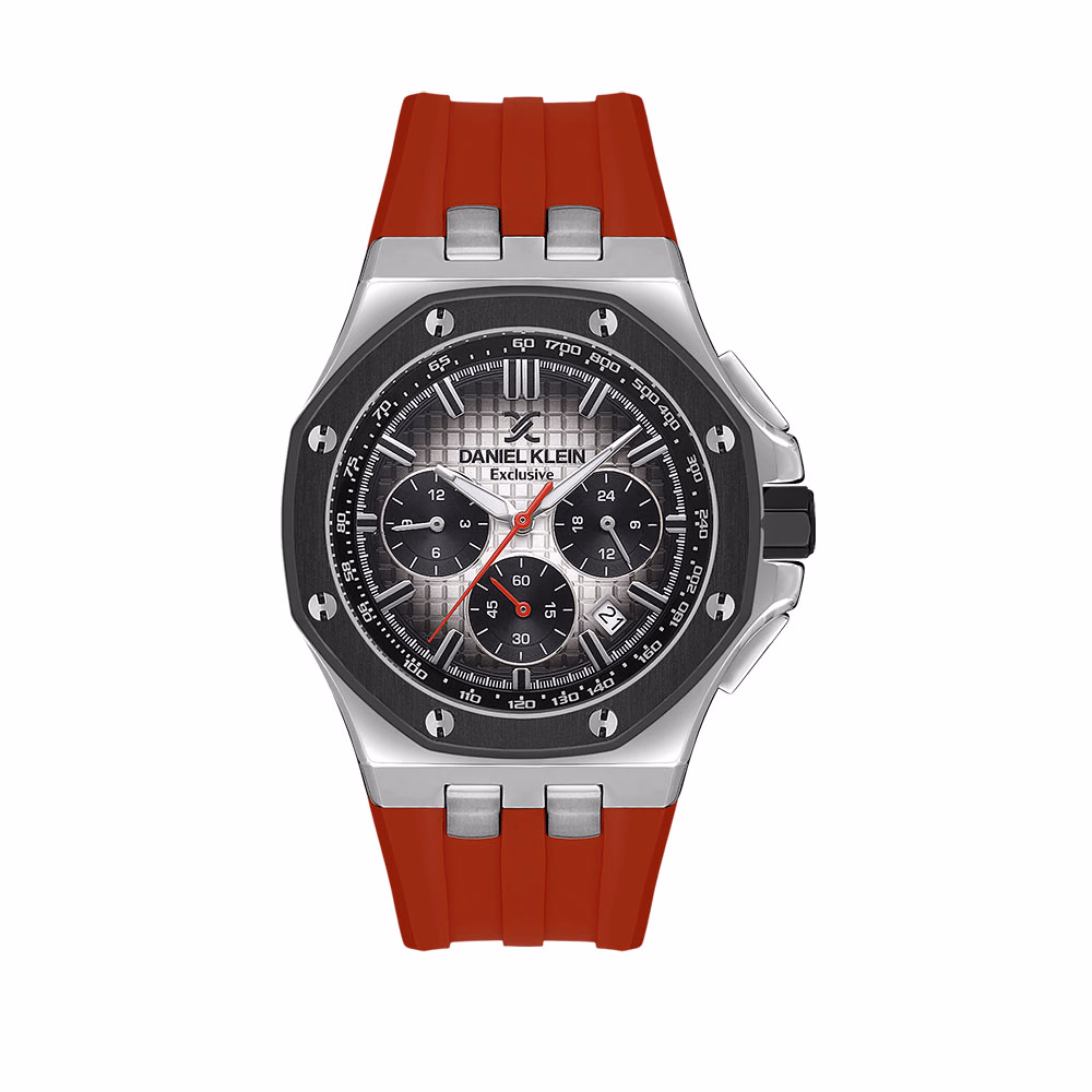 Daniel Klein Exclusive - Ceas Barbatesc Quartz Rosu DK.1.13616.3