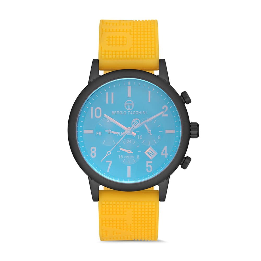 Sergio Tacchini Streamline - Ceas Barbatesc Quartz Galben ST.1.10105.6