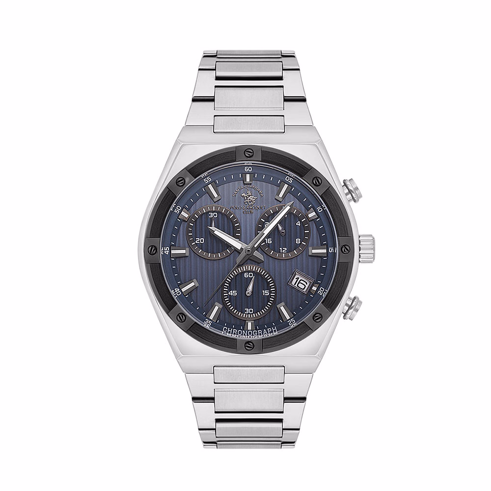 Santa Barbara Polo Legend - Ceas Barbatesc Quartz Argintiu SB.1.10583.5