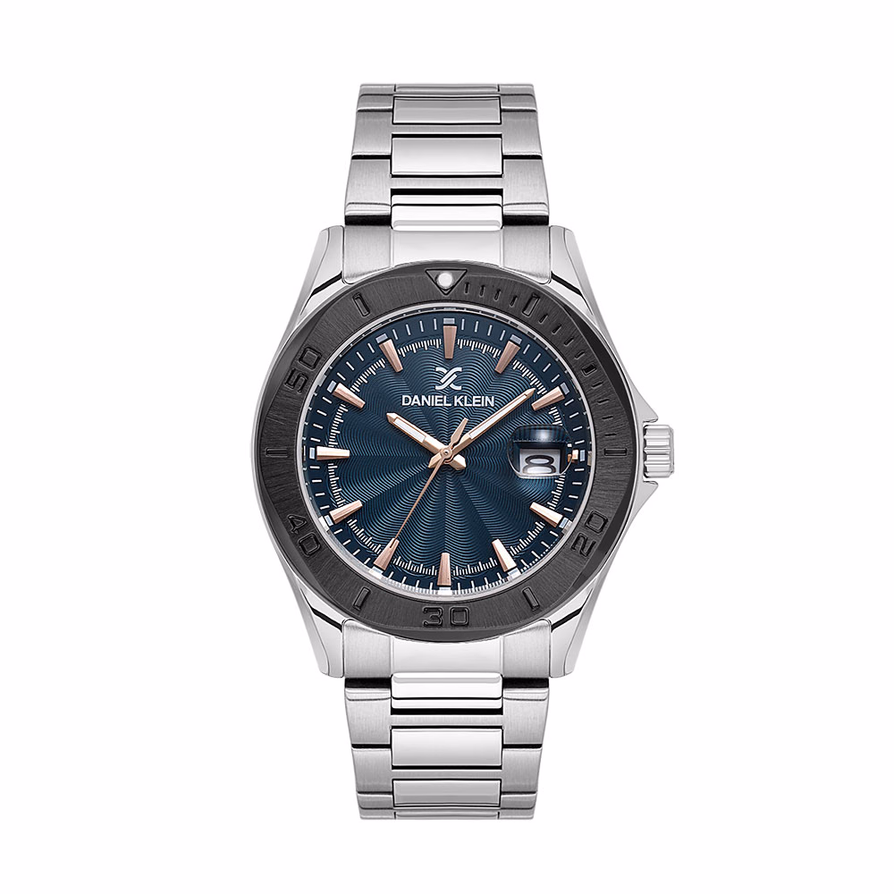 Daniel Klein Premium - Ceas Barbatesc Quartz Argintiu DK.1.13978.4