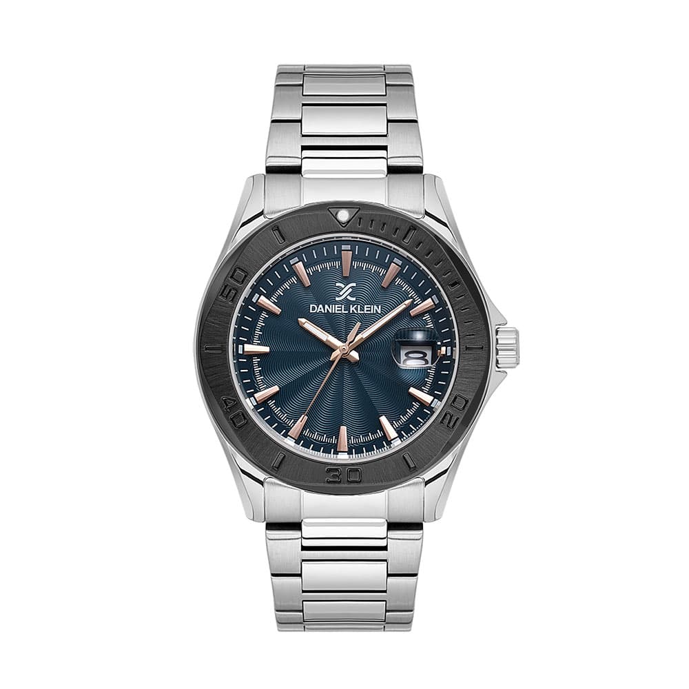 Daniel Klein Premium - Ceas Barbatesc Quartz Argintiu DK.1.13978.4