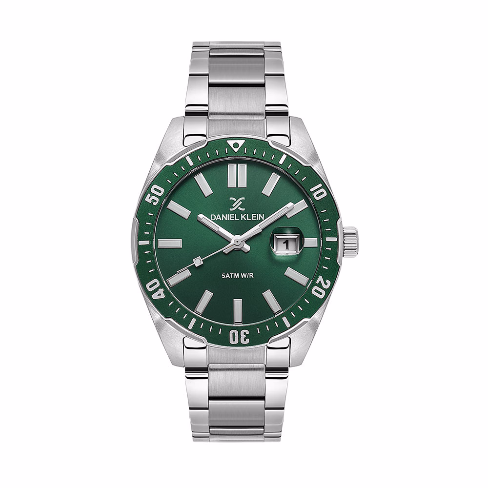 Daniel Klein Premium - Ceas Barbatesc Quartz Argintiu DK.1.14195-3