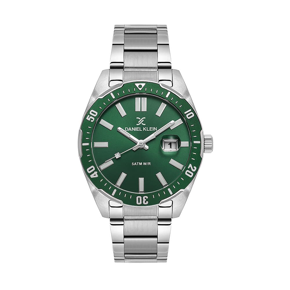 Daniel Klein Premium - Ceas Barbatesc Quartz Argintiu DK.1.14195-3