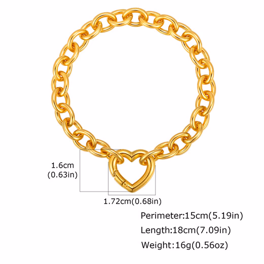 Bratara Auriu Thia Jewelry S.Steel Dama