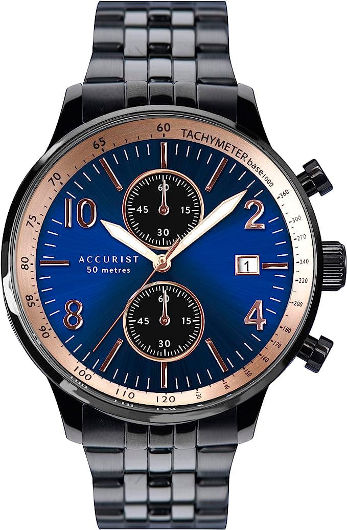 Мъжки аналогов часовник Accurist Chronograph - A-7379