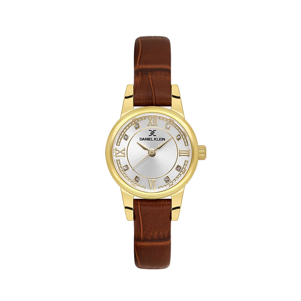 Daniel Klein Premium - Ceas Dama Quartz Cafeniu DK.1.14156-2