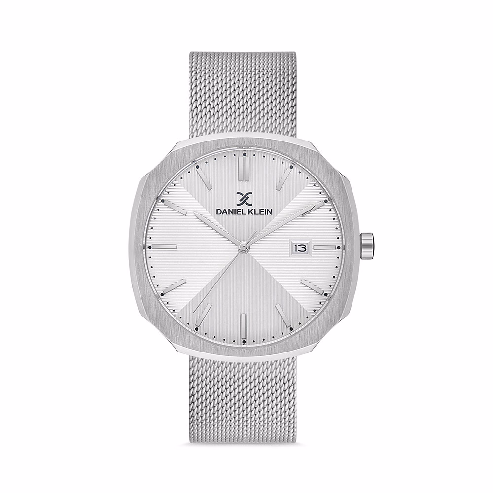 Daniel Klein Fiord - Ceas Barbatesc Quartz Argintiu DK.1.12652.3