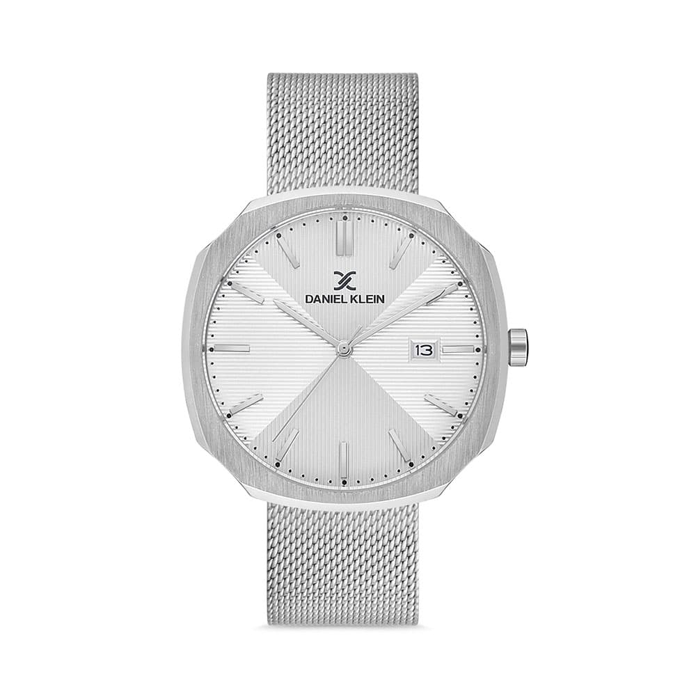 Daniel Klein Fiord - Ceas Barbatesc Quartz Argintiu DK.1.12652.3