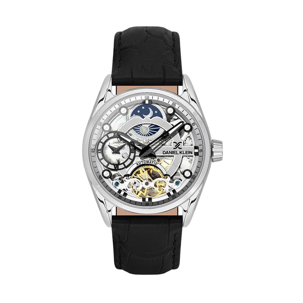 Daniel Klein Skeleton - Ceas Barbatesc Automatic Negru DK.1.13856.1