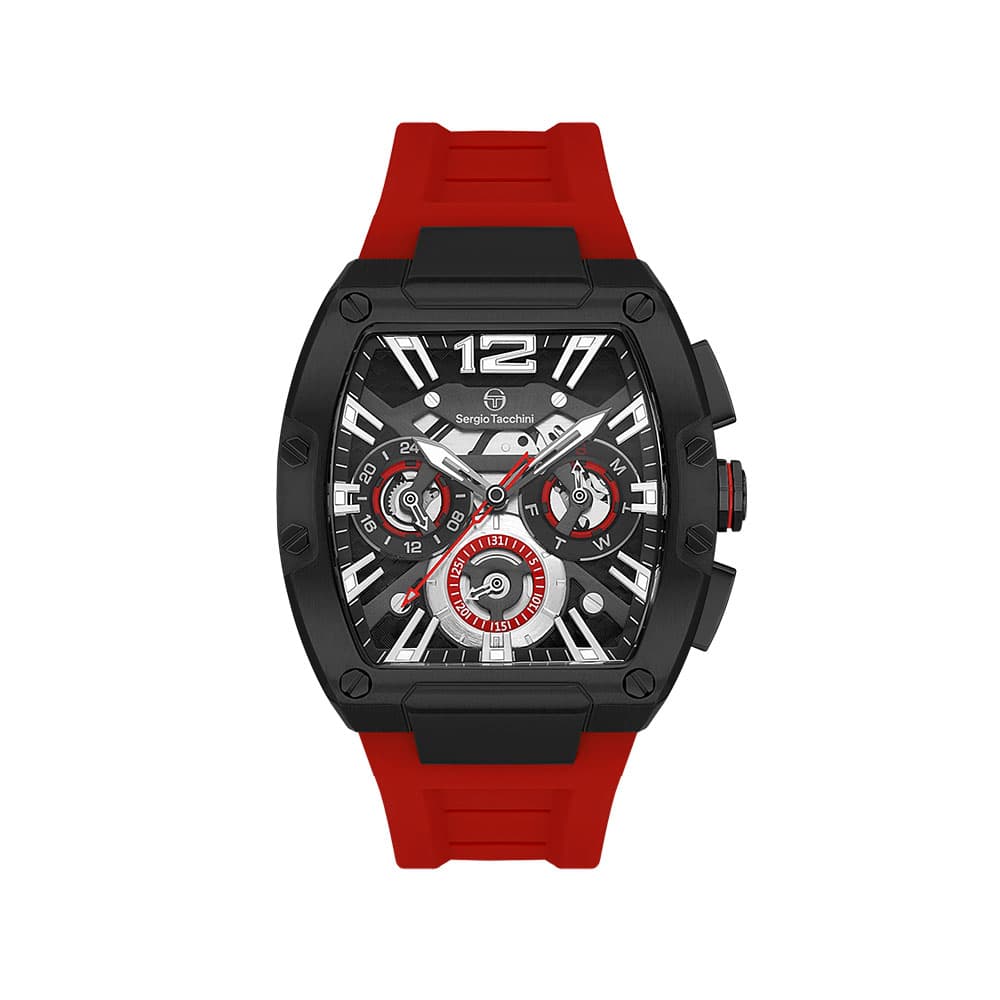 Sergio Tacchini Heritech - Ceas Barbatesc Quartz Rosu ST.3.10003.5