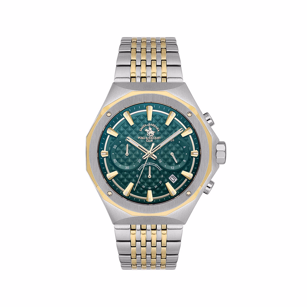 Santa Barbara Polo Legend - Ceas Barbatesc Quartz Auriu SB.5.10005.4