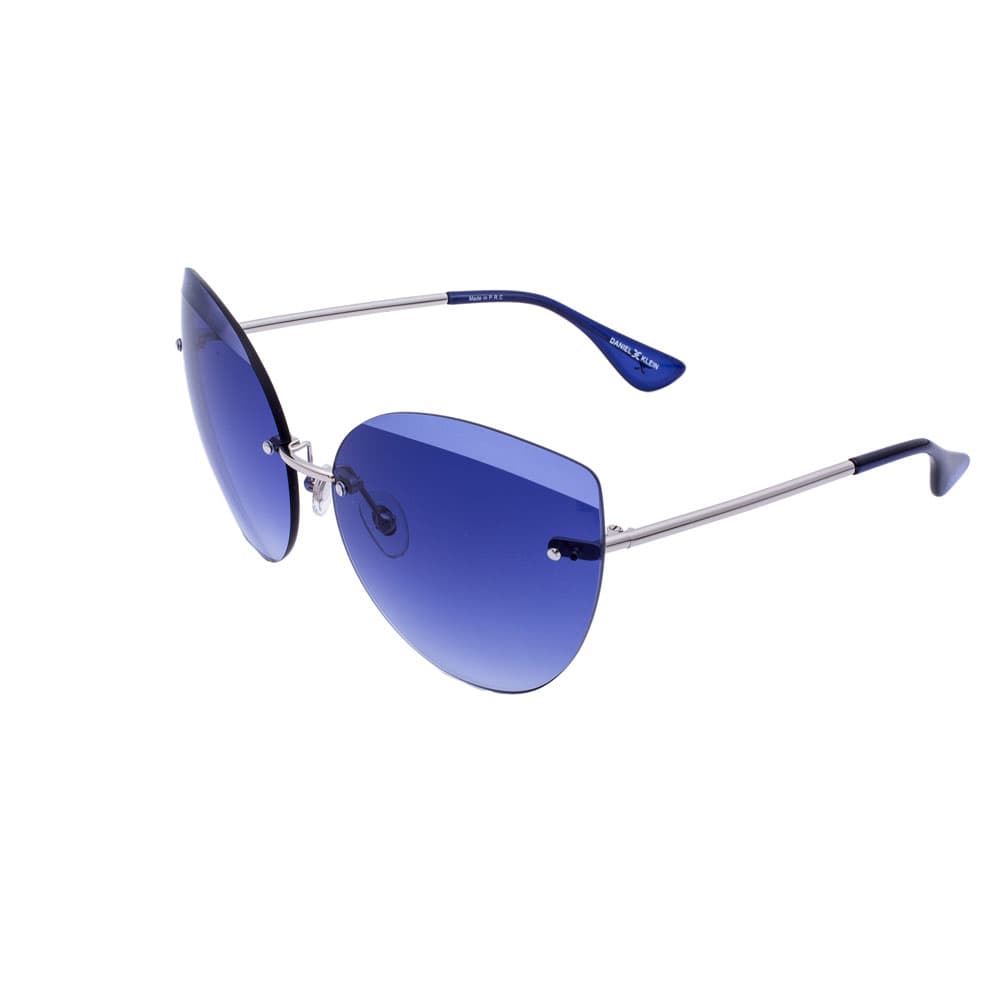 Ochelari de soare Daniel Klein Trendy albastrii pentru Dama UV400 DK4230P-4