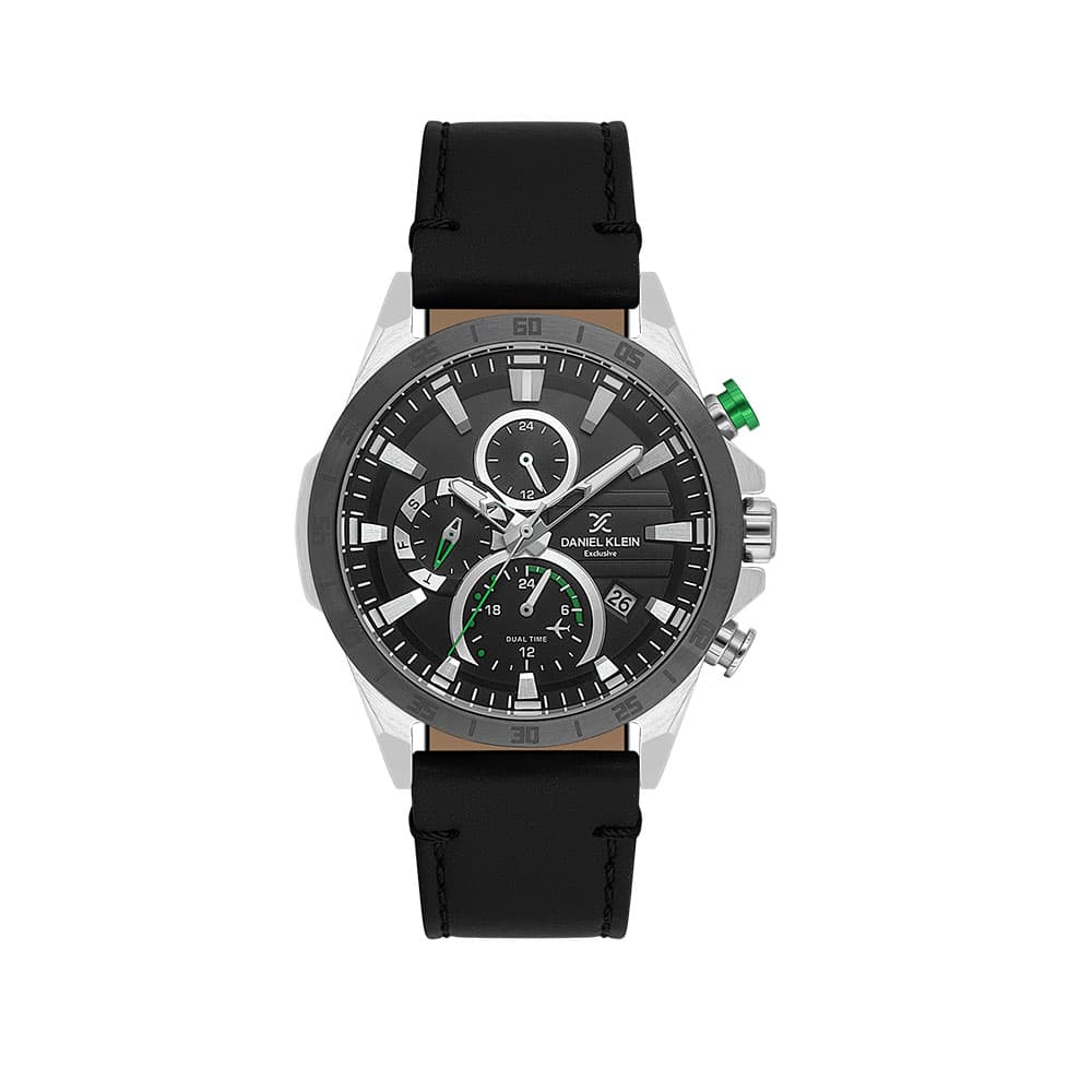 Daniel Klein Exclusive - Ceas Barbatesc Quartz Negru DK.1.13993.1
