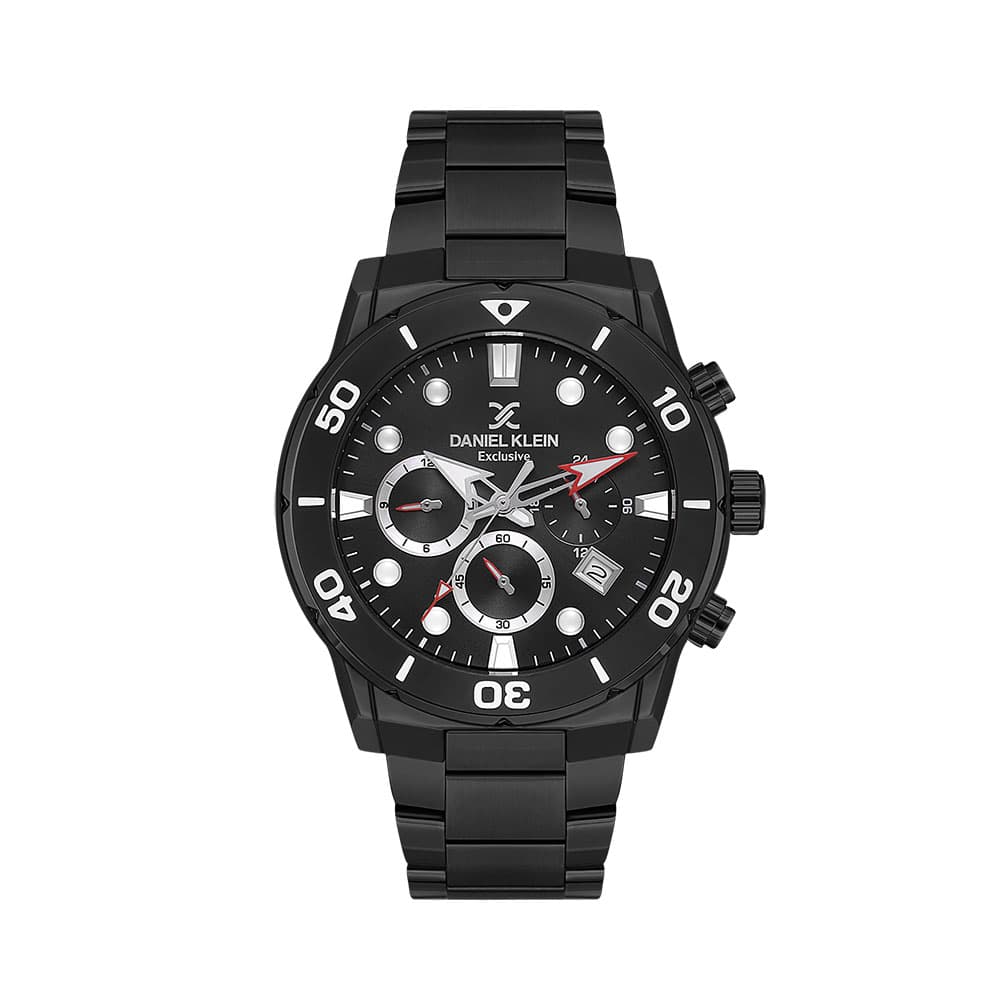 Daniel Klein Exclusive - Ceas Barbatesc Quartz Negru DK.1.13887.5