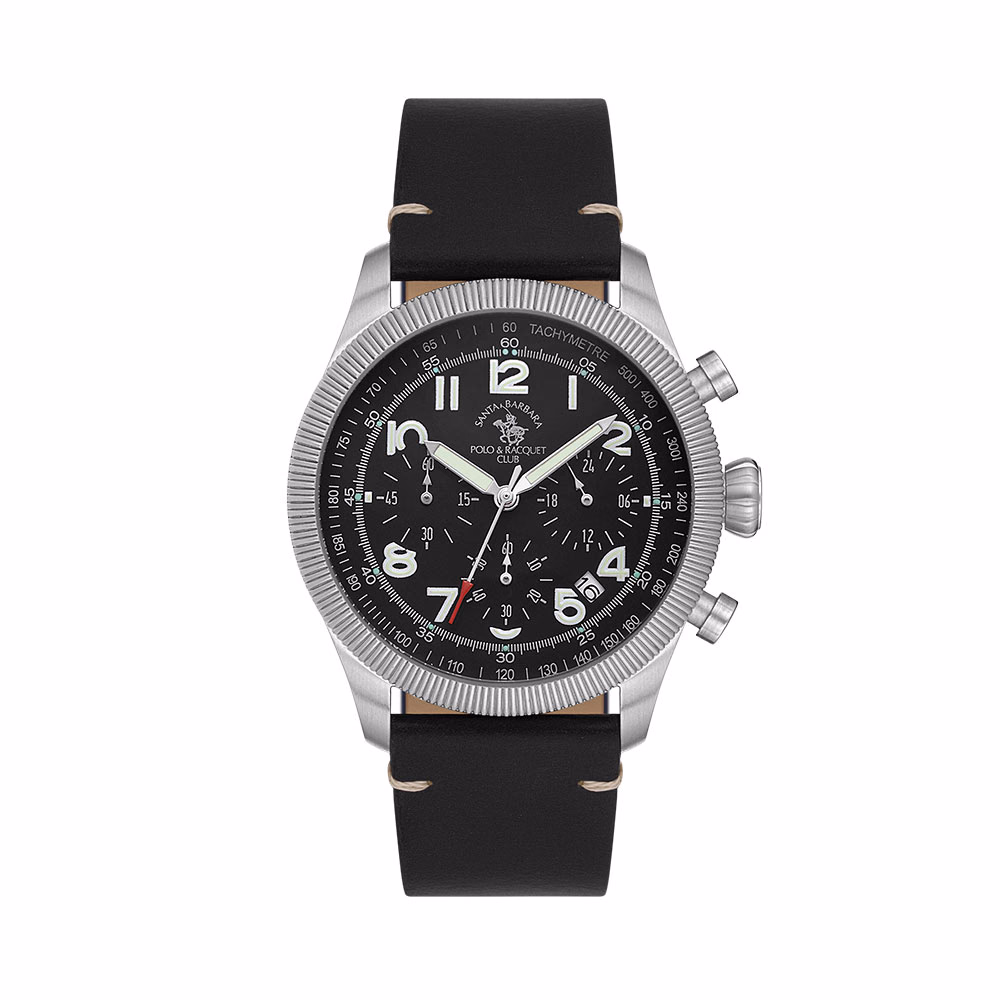 Santa Barbara Polo Legend - Ceas Barbatesc Quartz Negru SB.8.10008.2