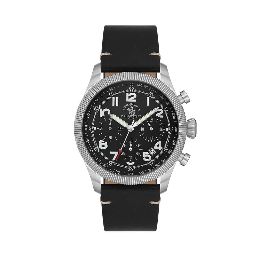 Santa Barbara Polo Legend - Ceas Barbatesc Quartz Negru SB.8.10008.2