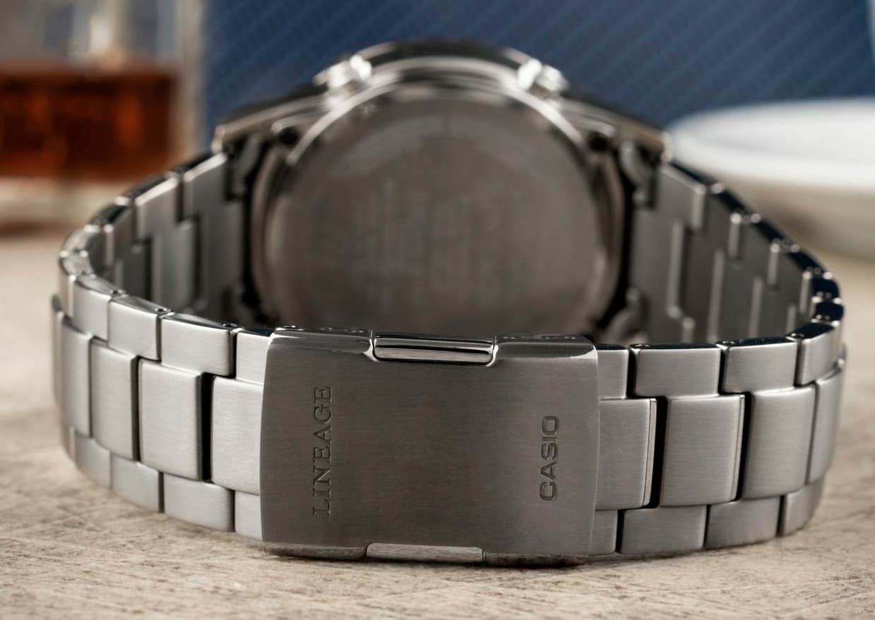 Мъжки часовник Casio Lineage Wace Ceptor Solar Titanium - LCW-M170TD-2AER