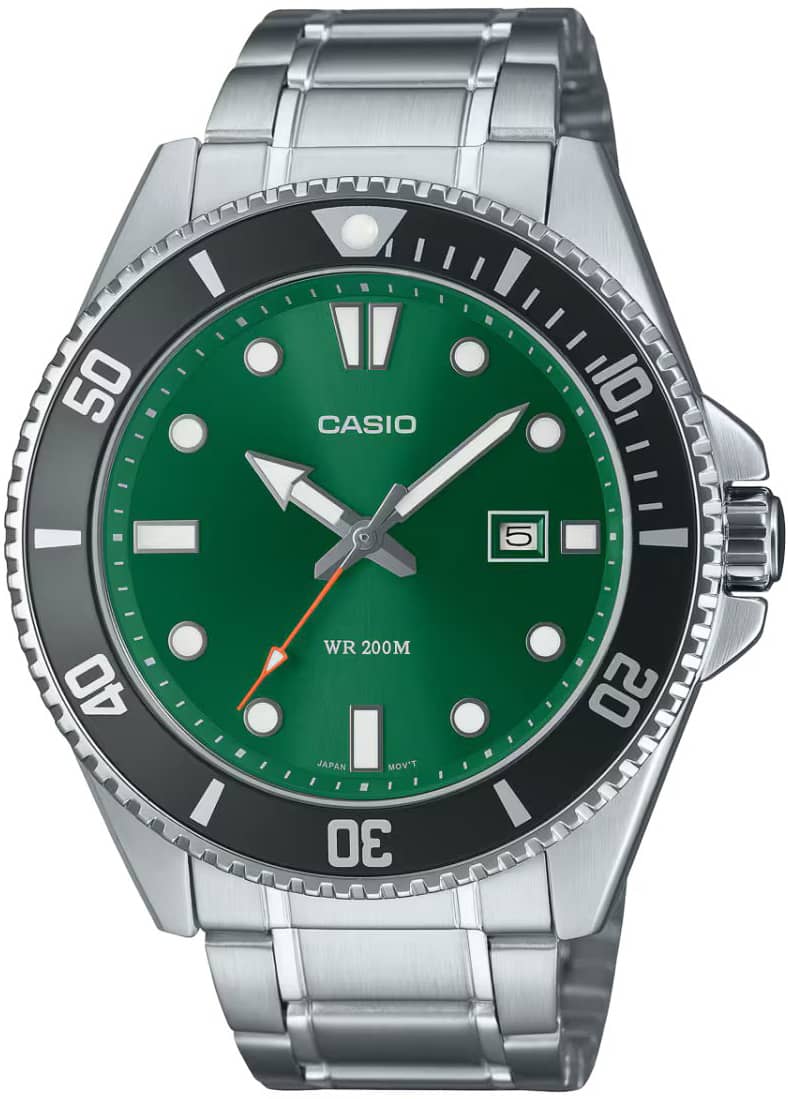 Мъжки аналогов часовник Casio Diving - MDV-107D-3A2VDF