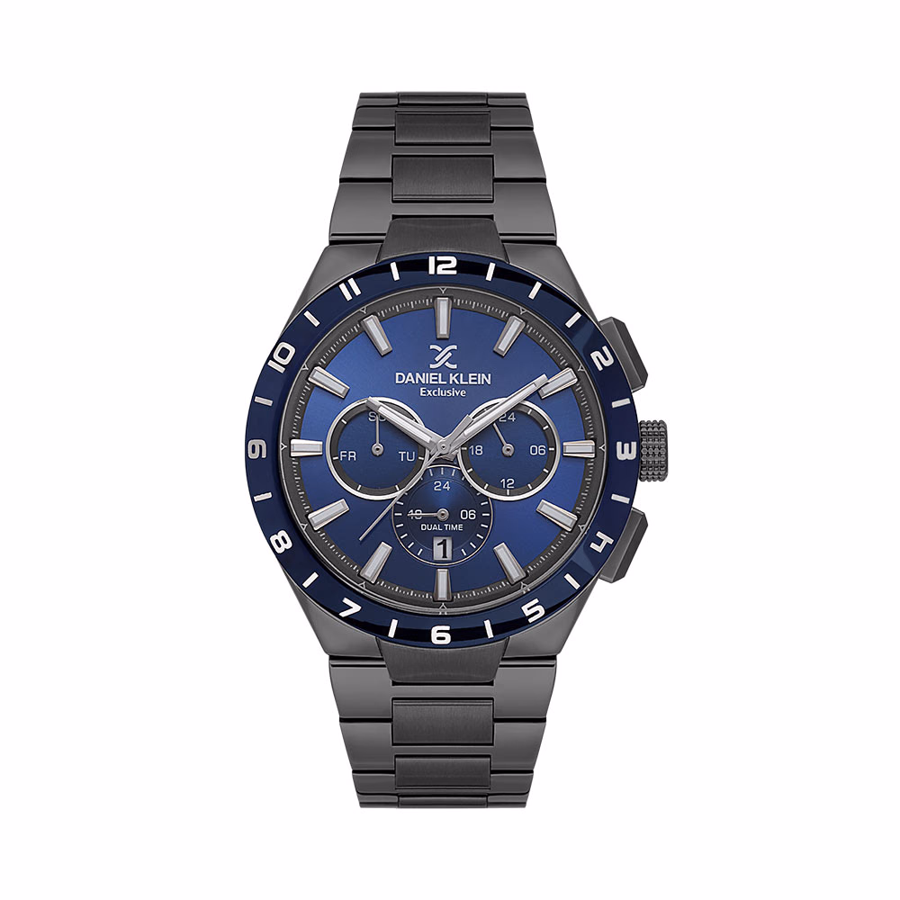 Daniel Klein Exclusive - Ceas Barbatesc Quartz Antracit DK.1.14079.4