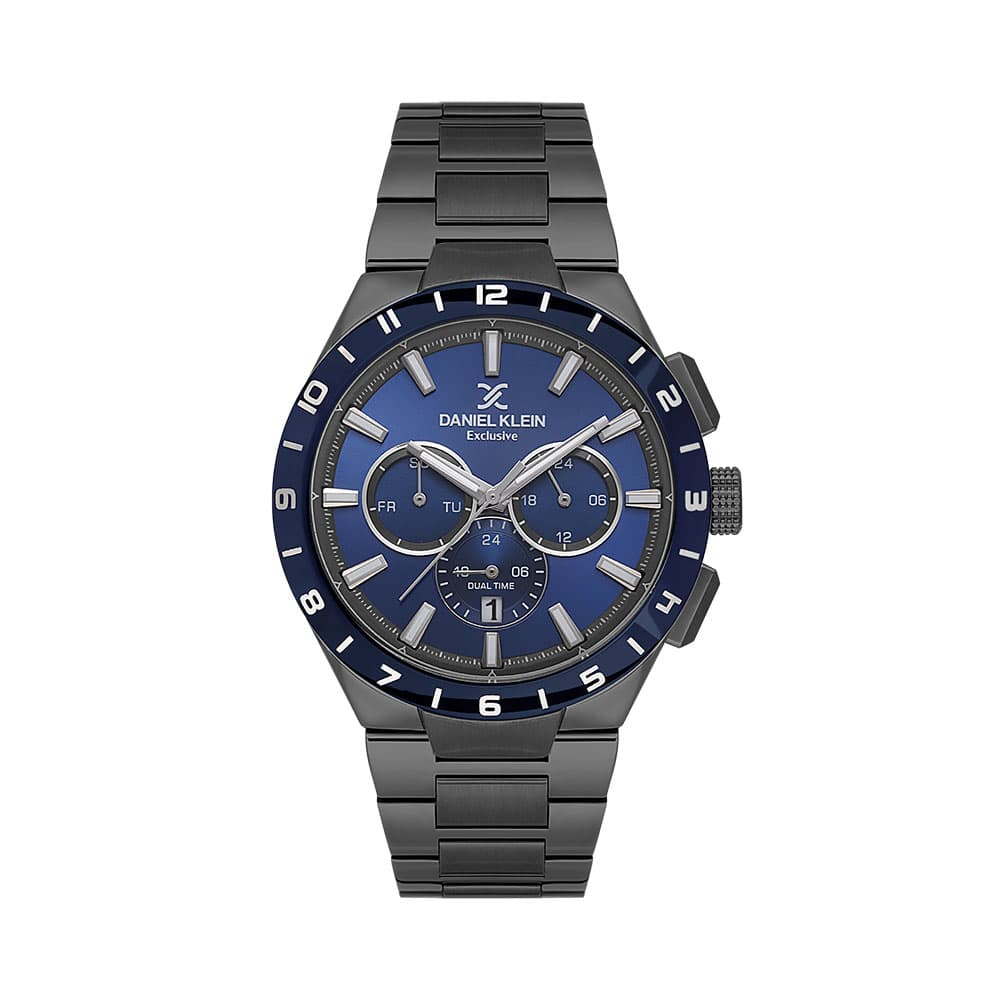 Daniel Klein Exclusive - Ceas Barbatesc Quartz Antracit DK.1.14079.4