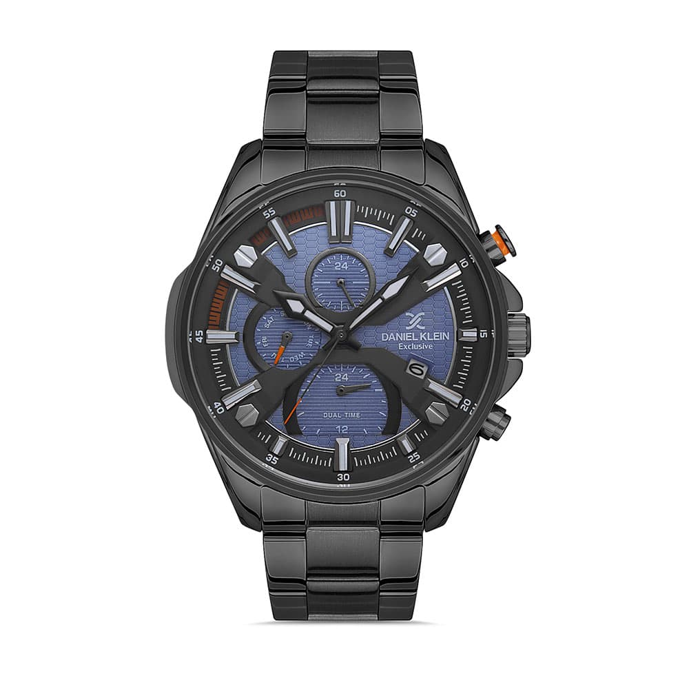 Daniel Klein Exclusive - Ceas Barbatesc Quartz Antracit DK.1.13387.5