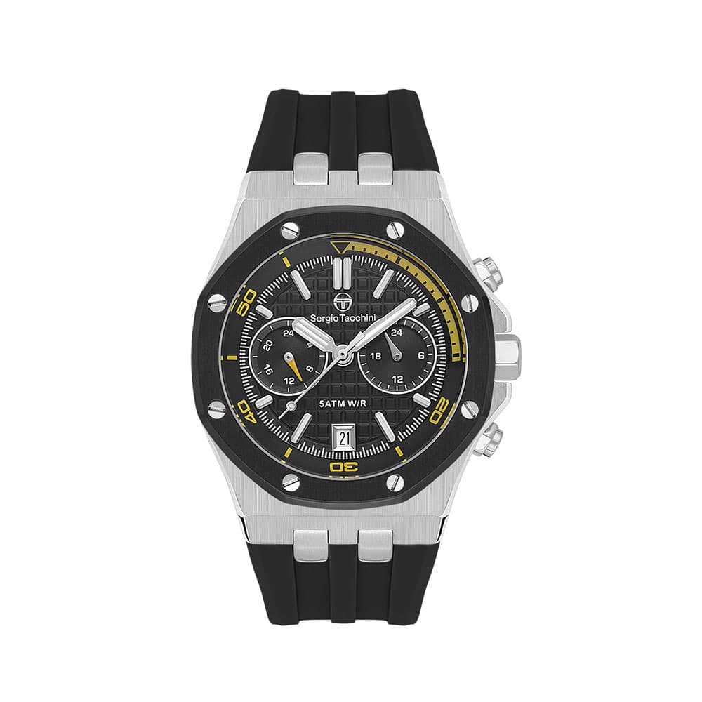 Sergio Tacchini Coastlife - Ceas Barbatesc Quartz Negru ST.1.10447.1