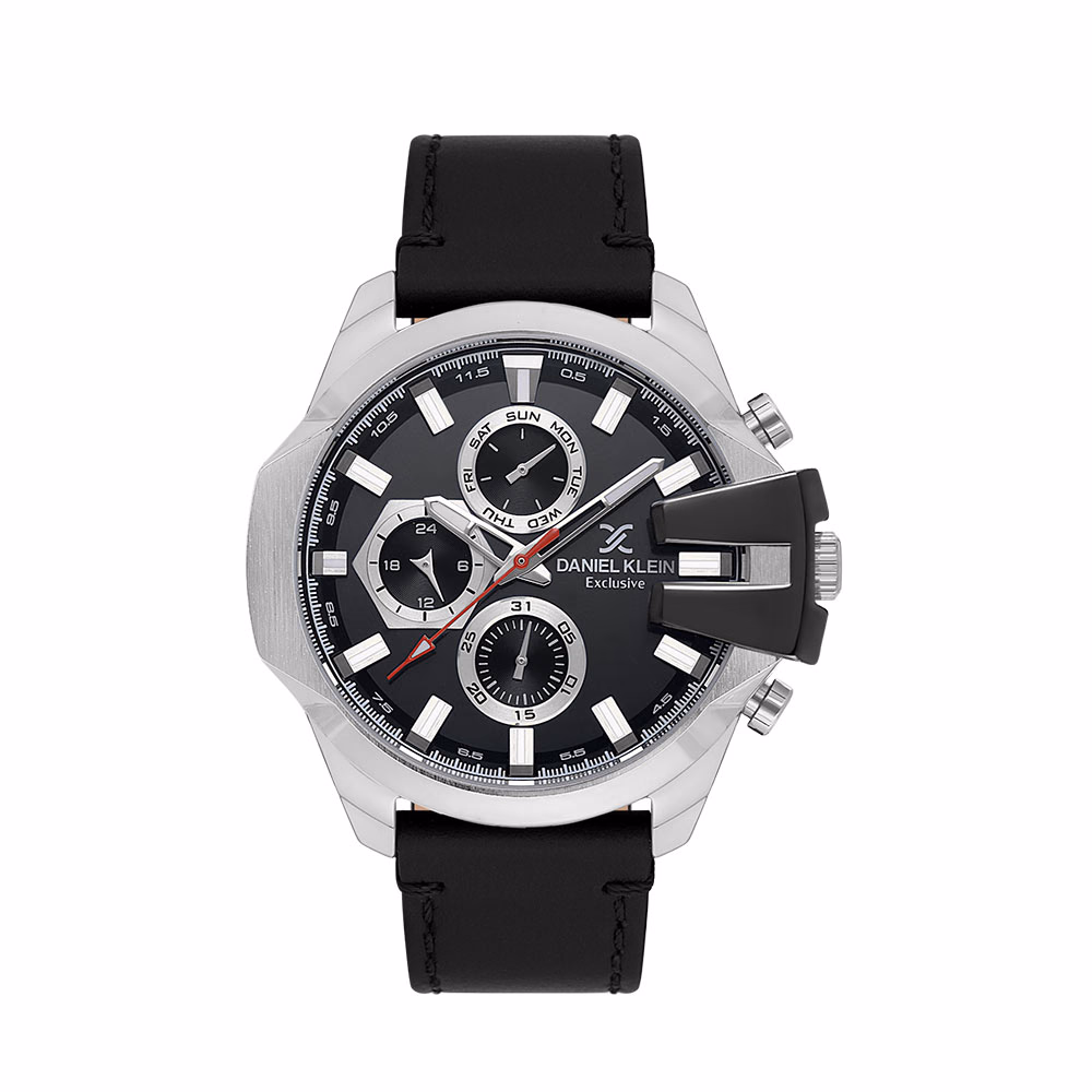 Daniel Klein Exclusive - Ceas Barbatesc Quartz Negru DK.1.13849.1