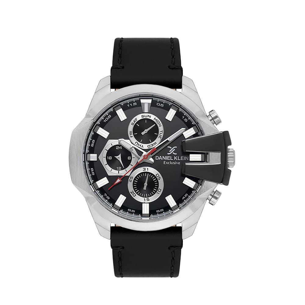 Daniel Klein Exclusive - Ceas Barbatesc Quartz Negru DK.1.13849.1
