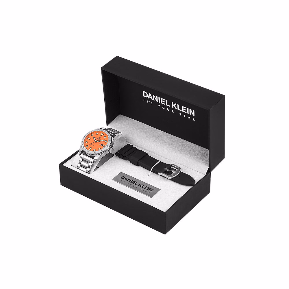 Daniel Klein Limited - Ceas Barbatesc Quartz Argintiu DK.1.13980.5