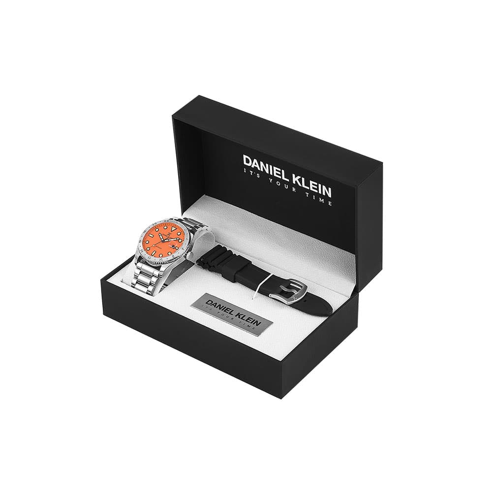 Daniel Klein Limited - Ceas Barbatesc Quartz Argintiu DK.1.13980.5