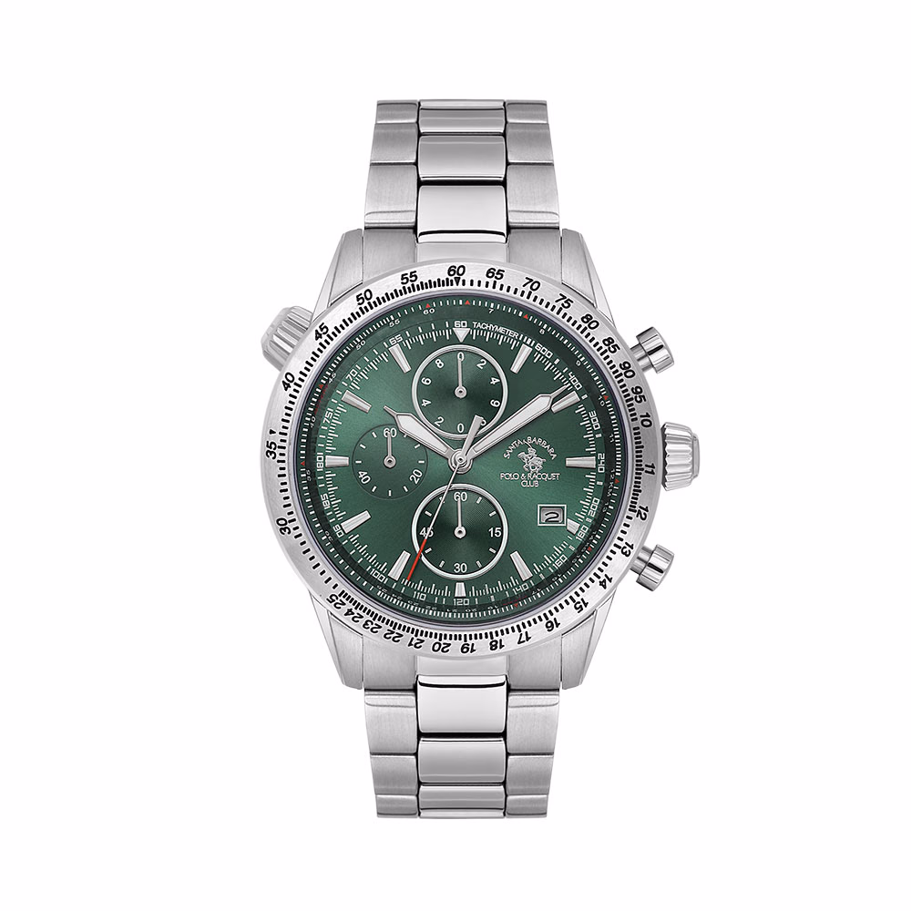 Santa Barbara Polo Legend - Ceas Barbatesc Quartz Argintiu SB.5.10003.4