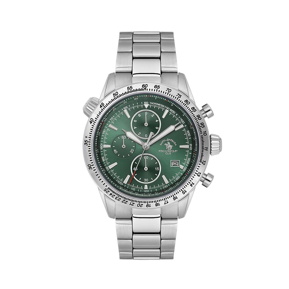Santa Barbara Polo Legend - Ceas Barbatesc Quartz Argintiu SB.5.10003.4