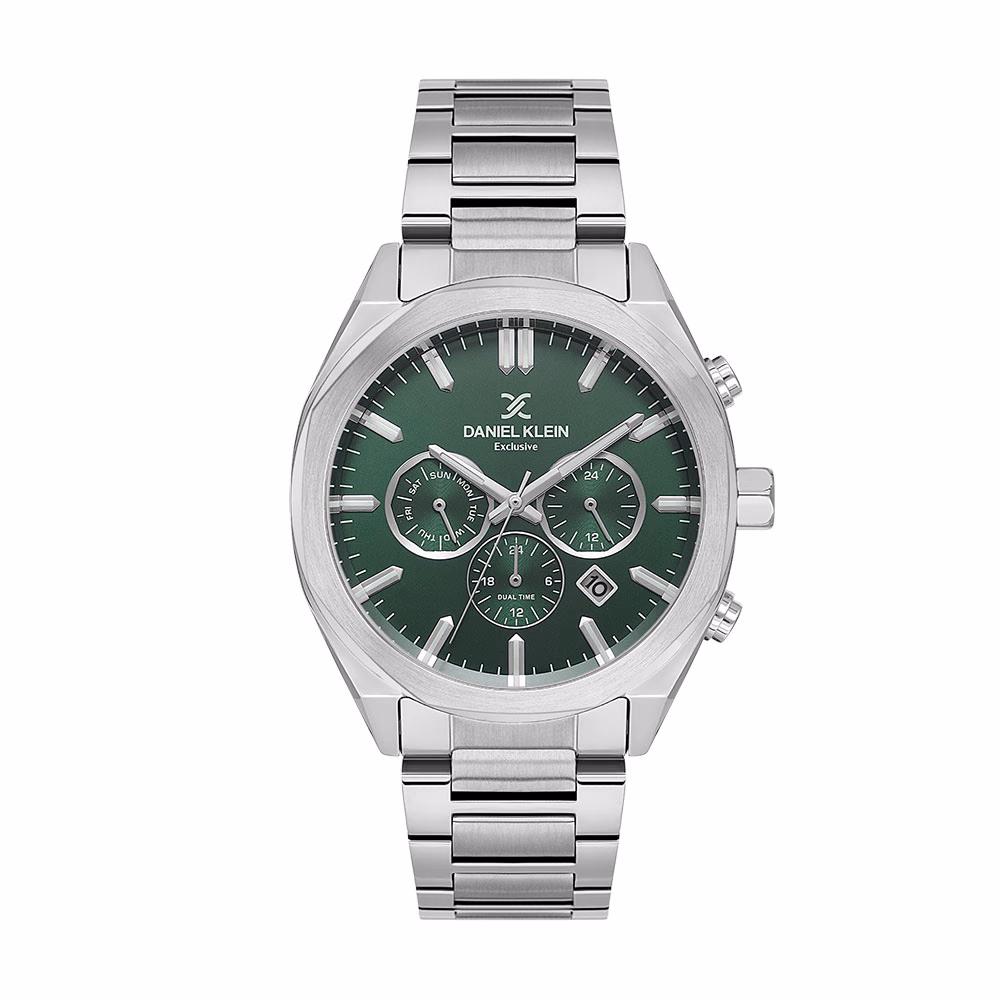 Daniel Klein Exclusive - Ceas Barbatesc Quartz Argintiu DK.1.14064.3