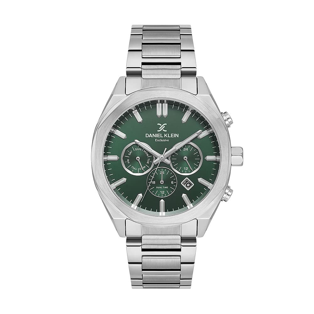 Daniel Klein Exclusive - Ceas Barbatesc Quartz Argintiu DK.1.14064.3