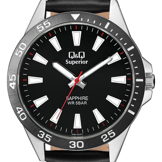 Мъжки аналогов часовник Q&Q Superior Sapphire - S08A-004PY