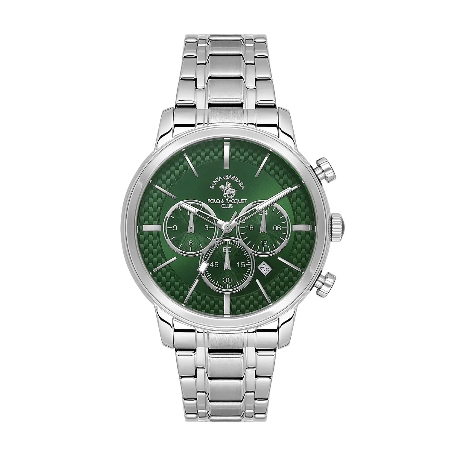 Santa Barbara Polo Legend - Ceas Barbatesc Quartz Argintiu SB.4.10046-5