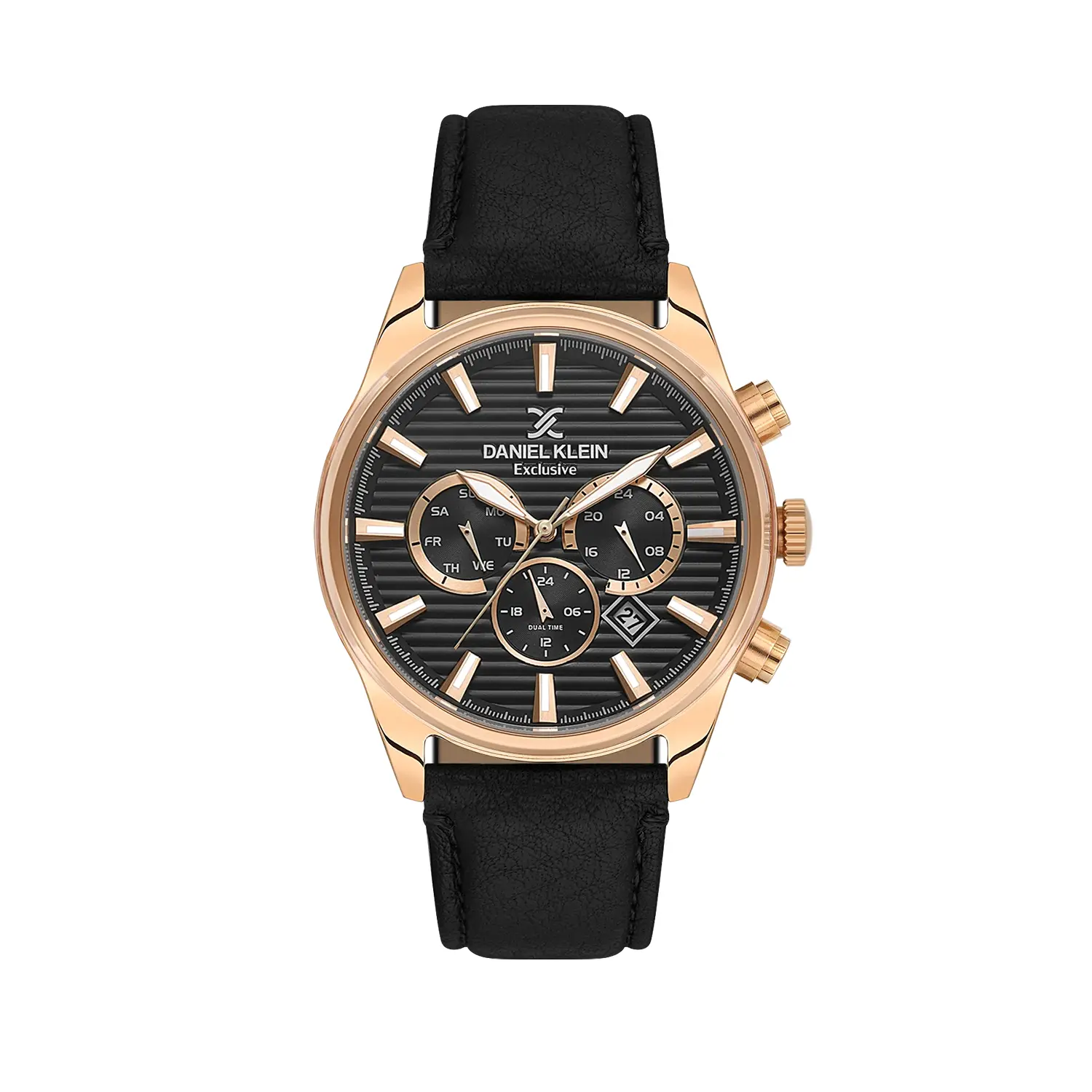 Daniel Klein Exclusive - Ceas Barbatesc Quartz Negru DK.6.14444-5