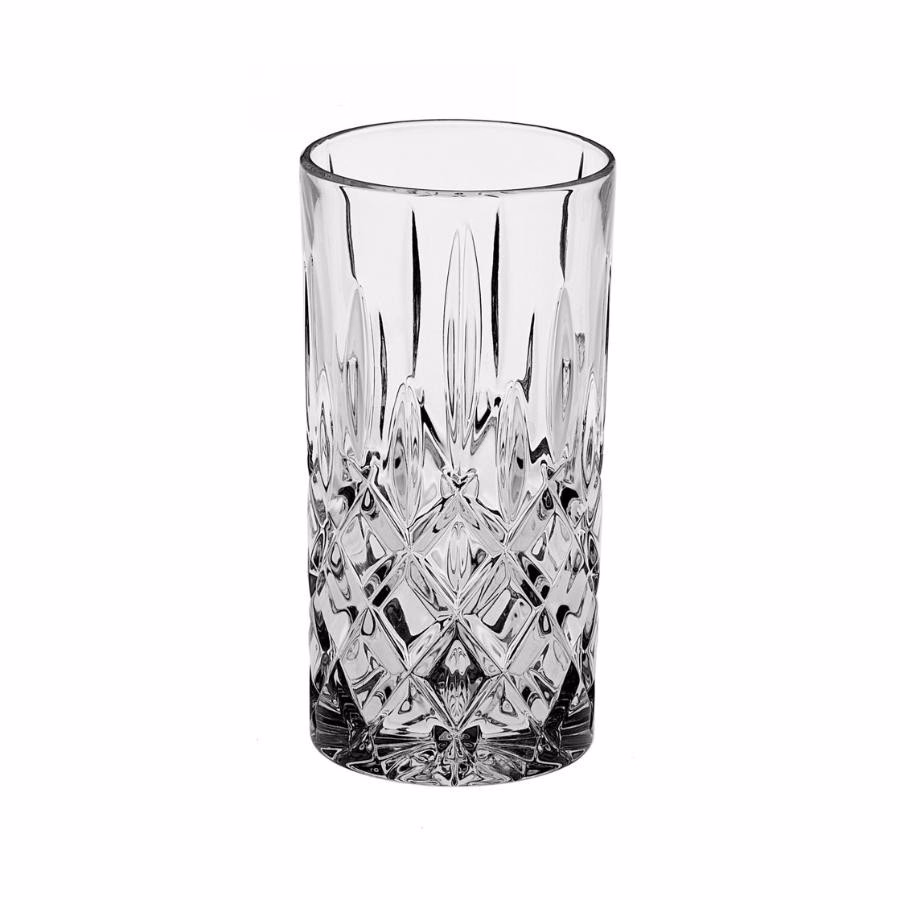 SHEFFIELD Set 6 pahare cristal Bohemia apa/suc 380 ml