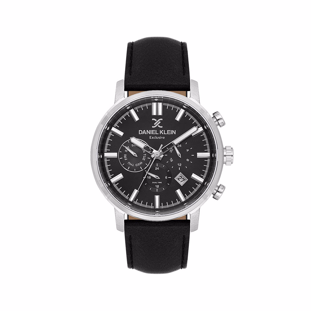 Daniel Klein Exclusive - Ceas Barbatesc Quartz Negru DK.1.14229.2