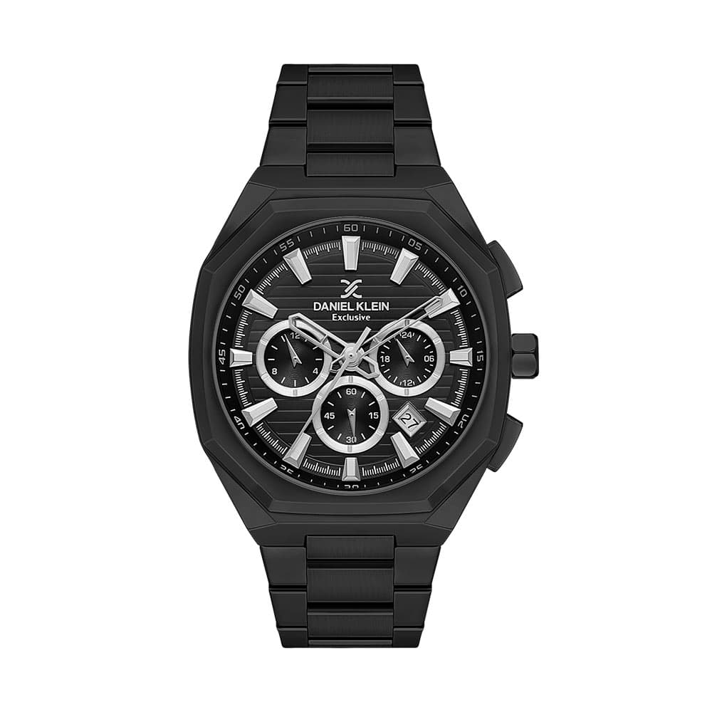 Daniel Klein Exclusive - Ceas Barbatesc Quartz Negru DK.1.13906.5