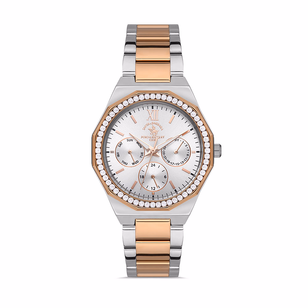 Santa Barbara Polo Unique - Ceas Dama Quartz Auriu Rose SB.1.10451.5