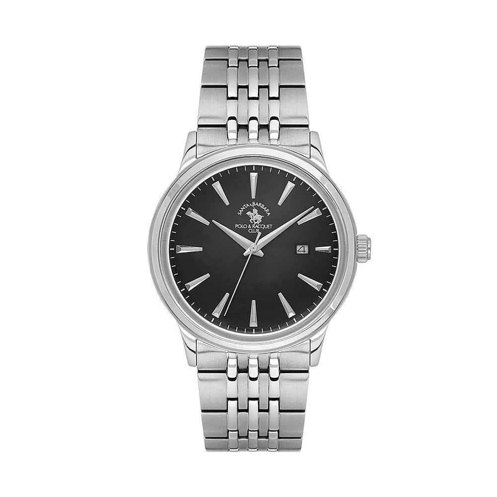Santa Barbara Polo Noble - Ceas Barbatesc Quartz Argintiu SB.4.10021.2