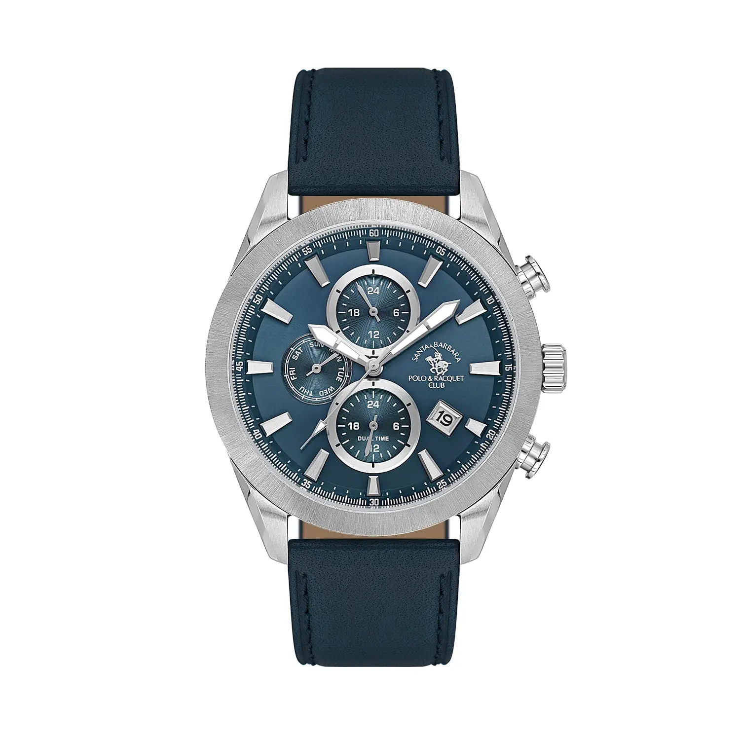 Santa Barbara Polo Legend - Ceas Barbatesc Quartz Bleumarin SB.1.10701-2