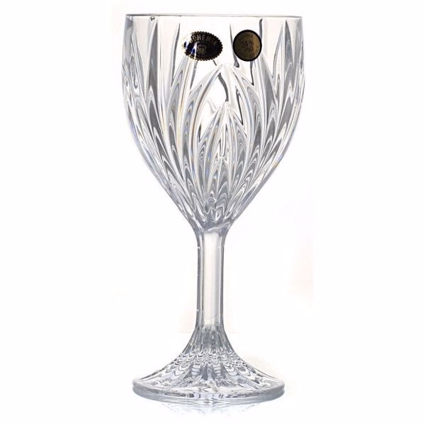 ELISE Set 6 pahare cristal Bohemia vin alb 290 ml
