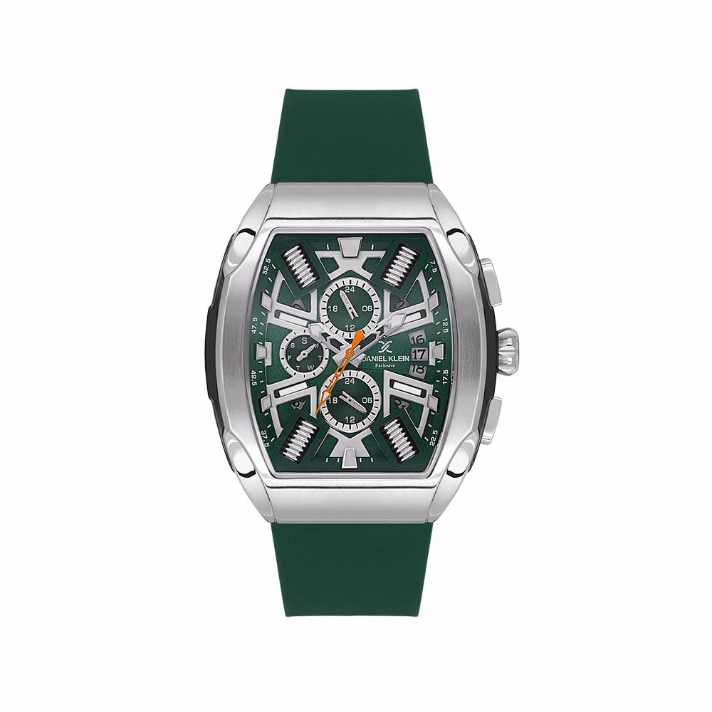 Daniel Klein Exclusive - Ceas Barbatesc Quartz Verde DK.1.14028.3