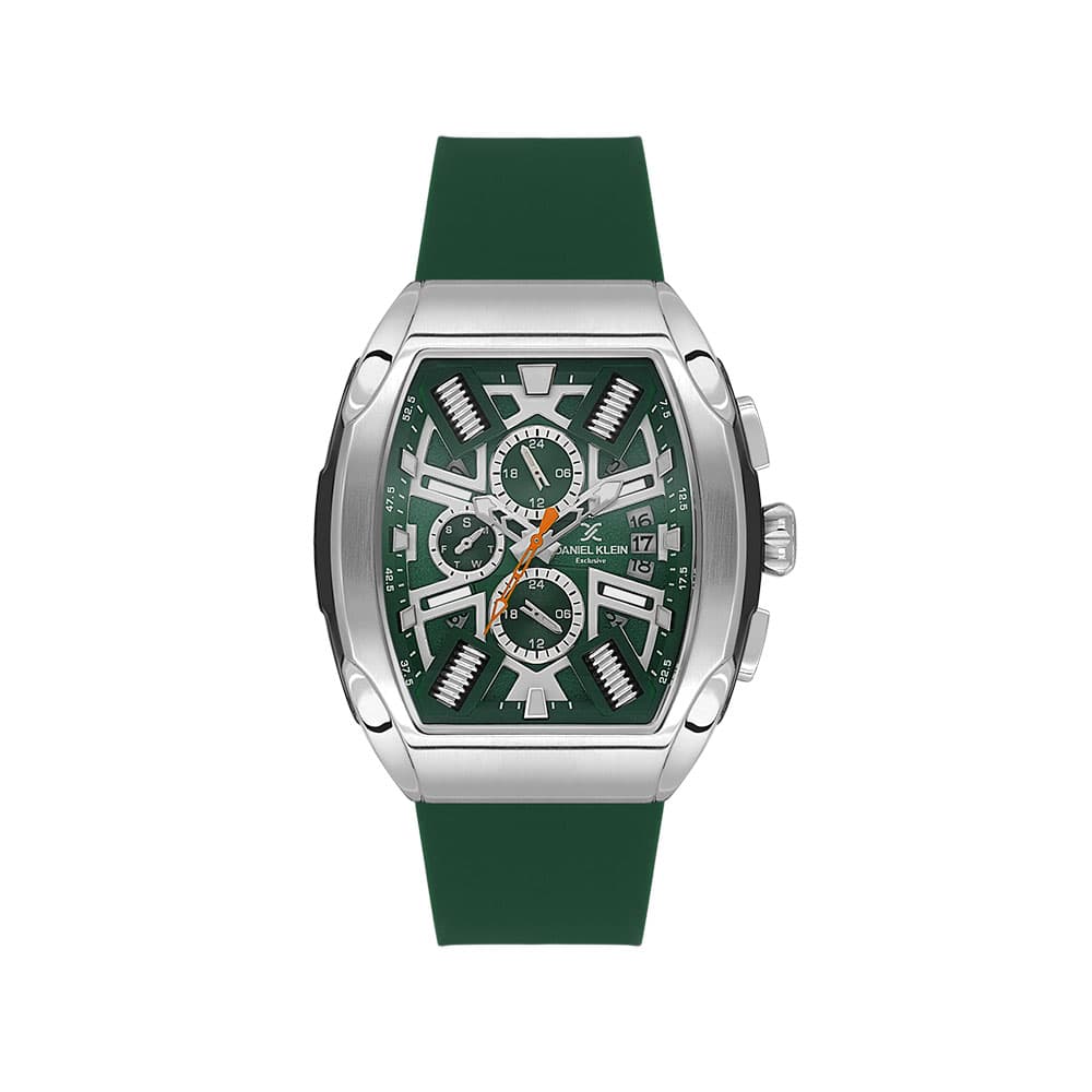 Daniel Klein Exclusive - Ceas Barbatesc Quartz Verde DK.1.14028.3