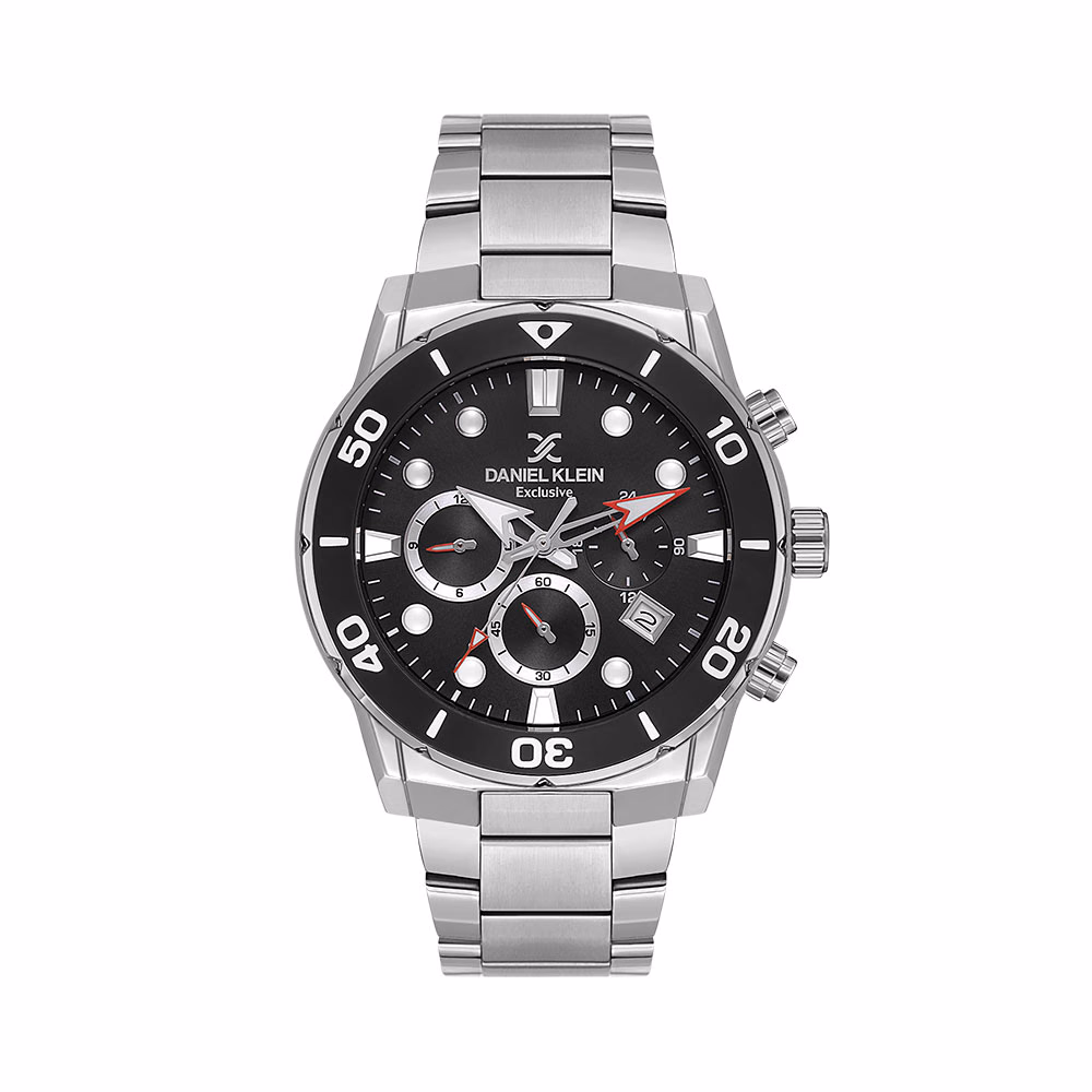 Daniel Klein Exclusive - Ceas Barbatesc Quartz Argintiu DK.1.13887.2