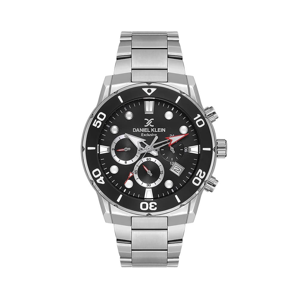 Daniel Klein Exclusive - Ceas Barbatesc Quartz Argintiu DK.1.13887.2